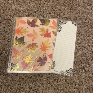 Erin Condren fall leaves planner cover